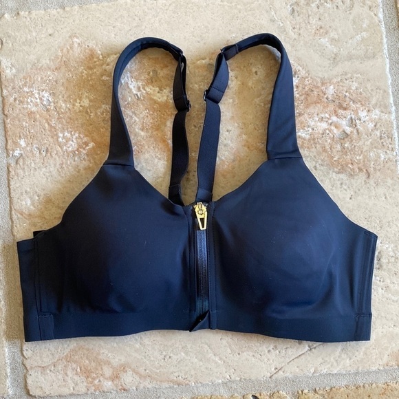 Victoria Secret on Point Bra , zip front gold detail.supportive. Size 34B - Picture 1 of 7